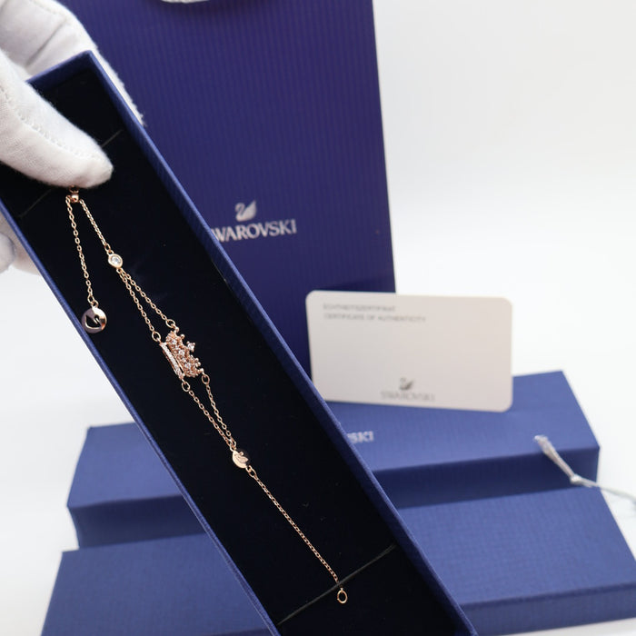 Swarovski Rose Gold Crown Bracelet - 5529713
