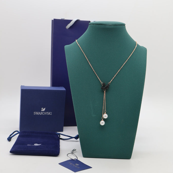 Swarovski Swan Pendant Black - Extended - 5204133
