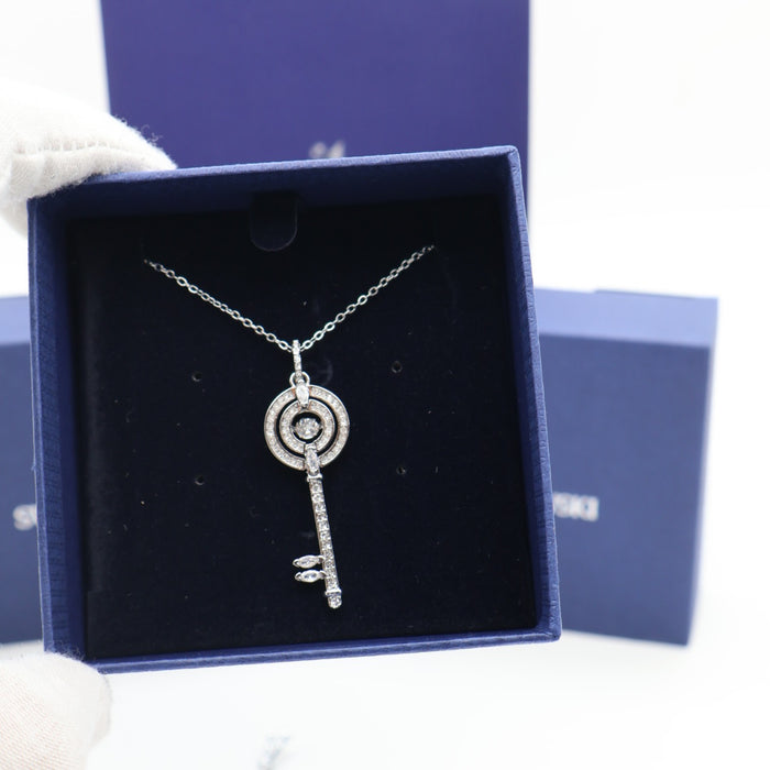 Swarovski Key Pendant Necklace – Sparkling Symbol of Elegance - 5368263