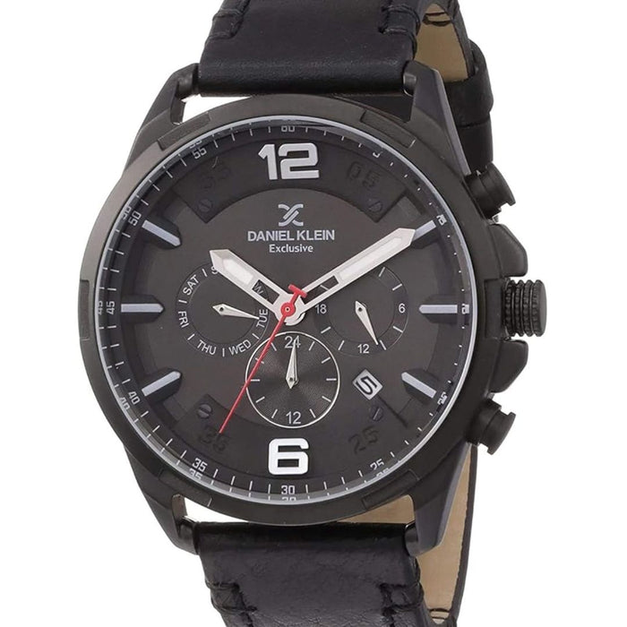 DANIEL KLEIN Analog Black Dial Men's Watch-DK12142-4