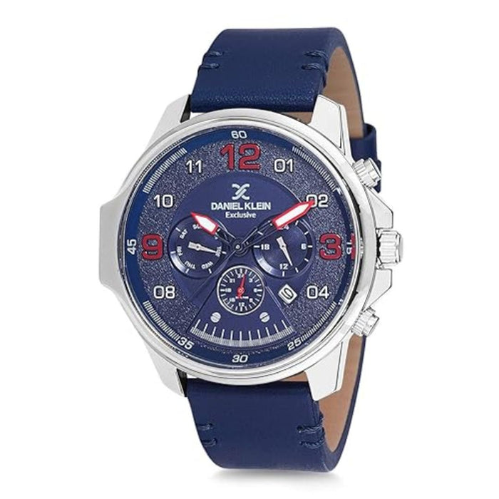 Daniel Klein Men's 46MM Analog Watch With Italian Zambia
