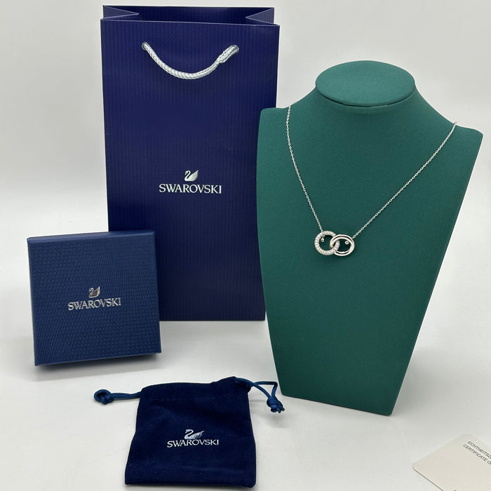 Swarovski Interlinked Circles Pendant β Symbol of Eternal Connection - 5240524