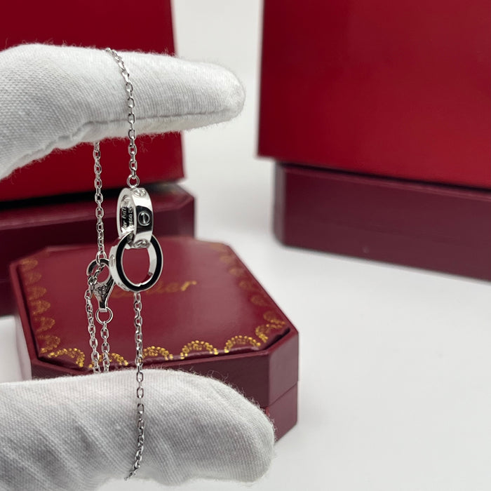 LOVE Bracelet, Interlocking Rings 
 Color: Gold, silver , Rose Gold