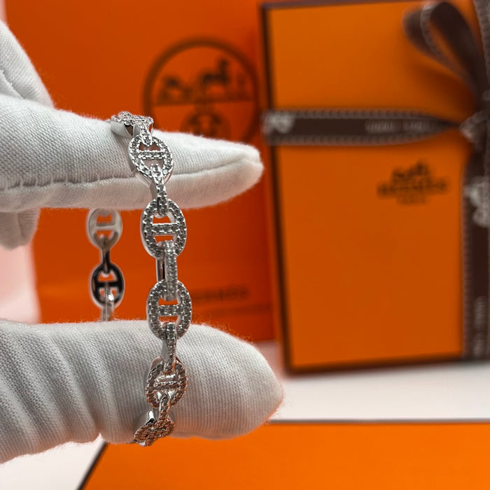 Hermes farandole/chain d’ancre bangle bracelet                                        Color:silver /gold/rose gold