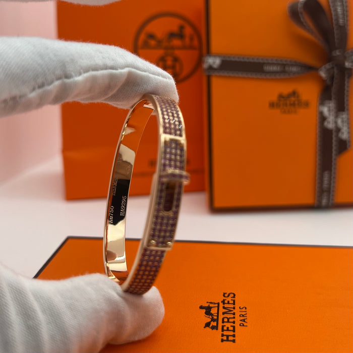 HERMÈS KELLY DIAMOND PAVE BRACELET