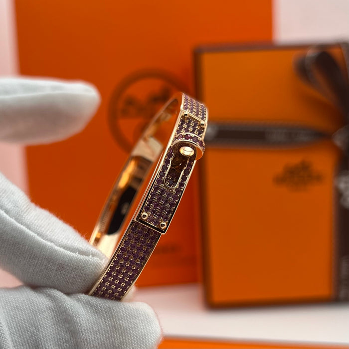 HERMÈS KELLY DIAMOND PAVE BRACELET