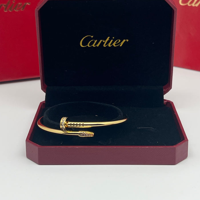 Juste un Clou Double-Tour Bangle  
 Color: Gold/silver/rose gold