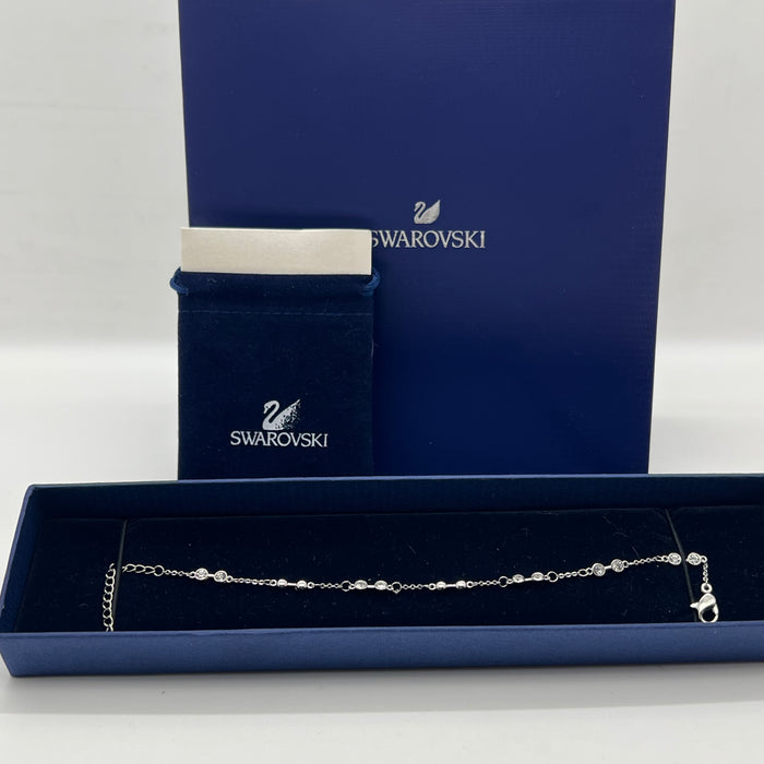 Swarovski Stranded Station Bracelet
 Color: Silver-tone and Rose Gold-tone with bezel-set clear crystals
