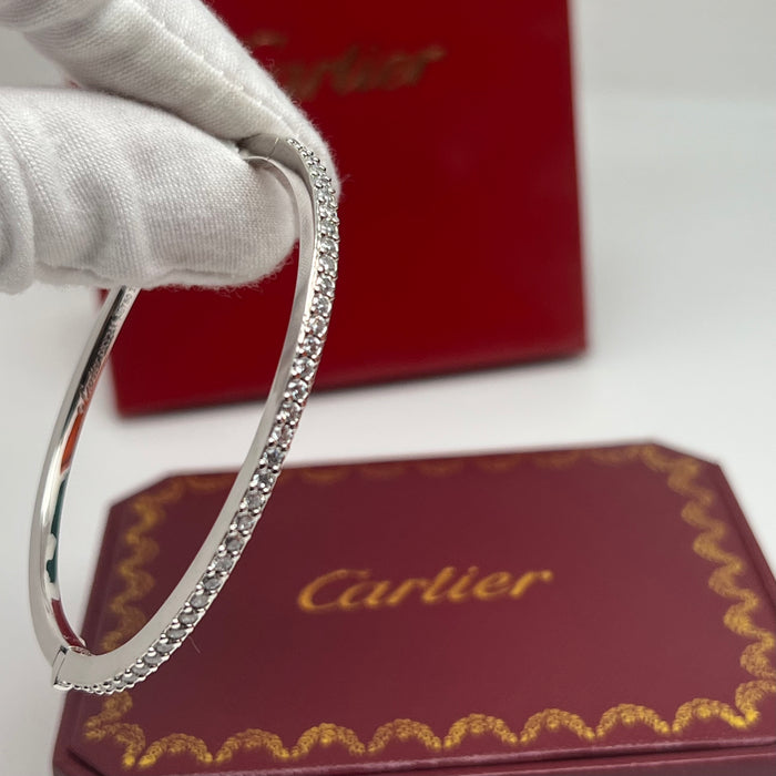 Pavé Diamond Bangle / Bracelet  
 Color: Silver, Rose Gold, and Gold