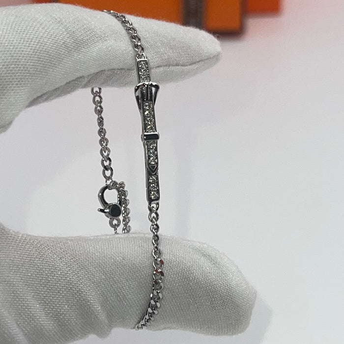 Hermès Kelly / Belt Motif Chain Bracelet Set  
 Color: Silver and Gold