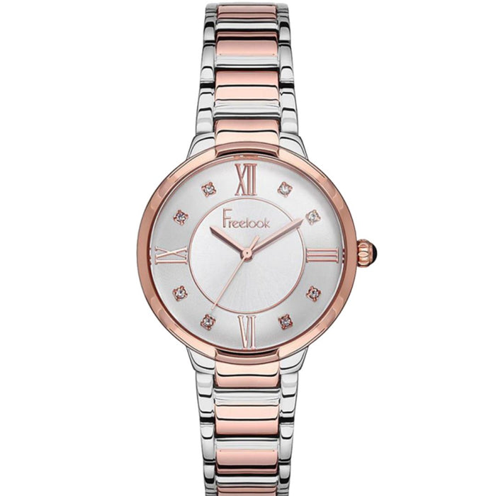 Freelook Women’s Two-Tone Rose Gold & Silver Stainless Steel Watch - F 7 1051 02