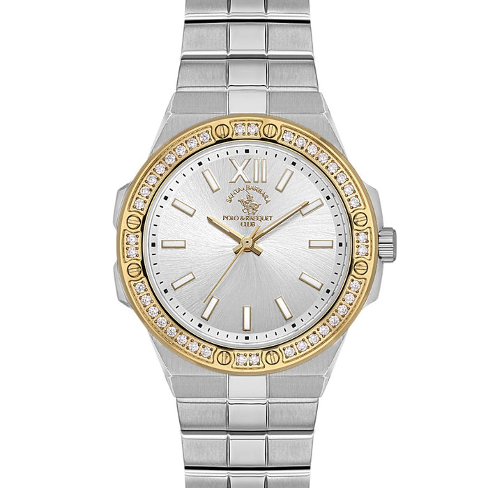 Santa Barbara Polo & Racquet Club Two-Tone Silver