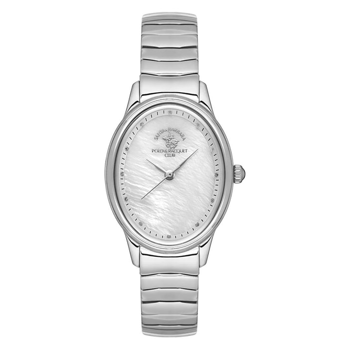 Santa Barbara Polo & Racquet Club Ladies’ Silver Watch