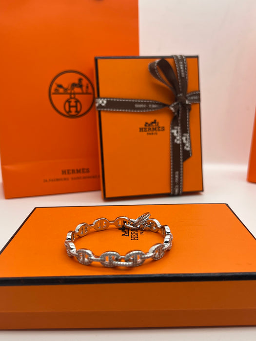 Hermes farandole/chain d’ancre bangle bracelet                                        Color:silver /gold/rose gold