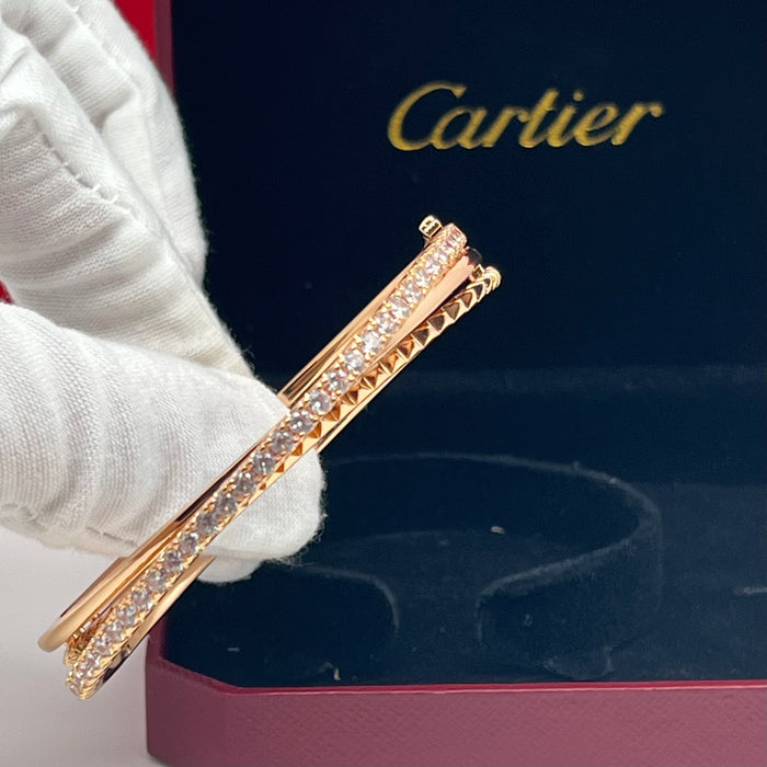 Clash de Cartier / Trinity Hybrid Bangle  
 Color: Rose Gold