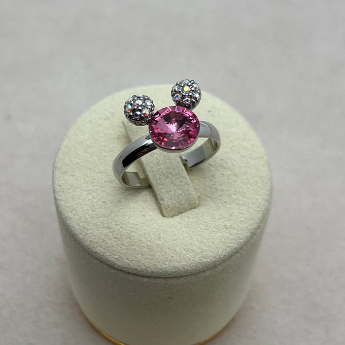 Swarovski Crystal Icon Ring – Triple Sphere Design