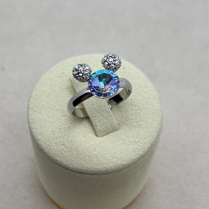 Swarovski Crystal Icon Ring – Triple Sphere Design