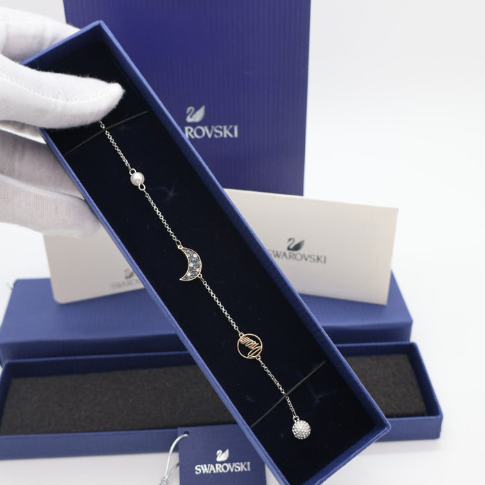 Swarovski Celestial Charm Bracelet with Moon & Planet Motifs - 5490934