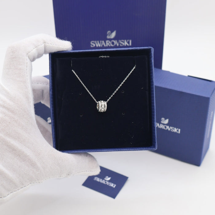 Swarovski Mesmera White Round Pendant Necklace - 5559259