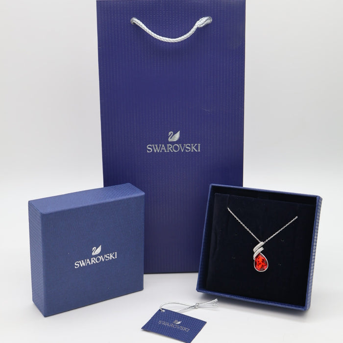Swarovski Attract Pendant Necklace – Red Teardrop Crystal - 5368782