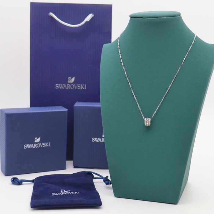 Swarovski Mesmera White Round Pendant Necklace - 5559259