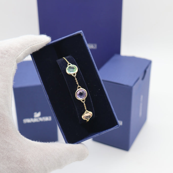 Swarovski Millenia Multicolor Crystal Bracelet – Gold Tone Plated - 5565550