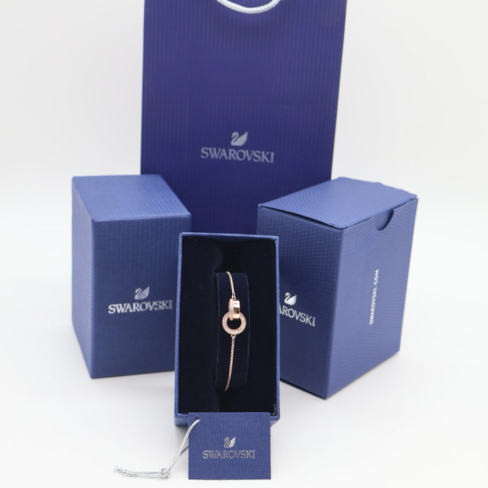 Swarovski Interlinked Circles Bracelet – Gold & Silver Tones - 5368040