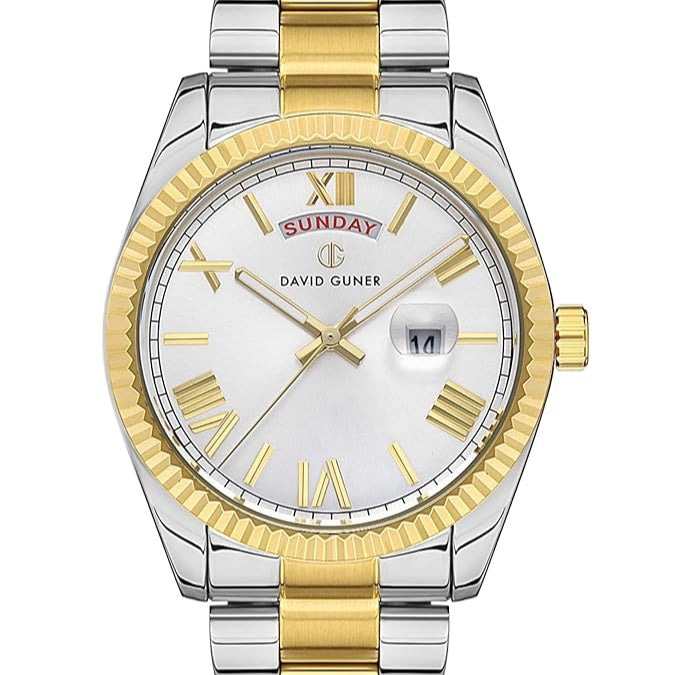 David Guner Men’s Two-Tone Day-Date Watch - DG-8329GA2-D1