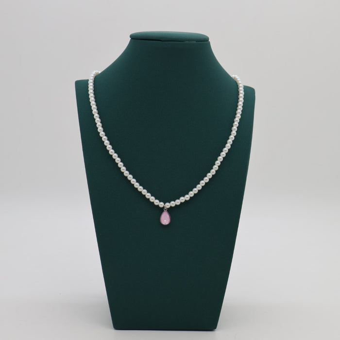 Light Purple Crystal Necklace By Swarovski Crystal