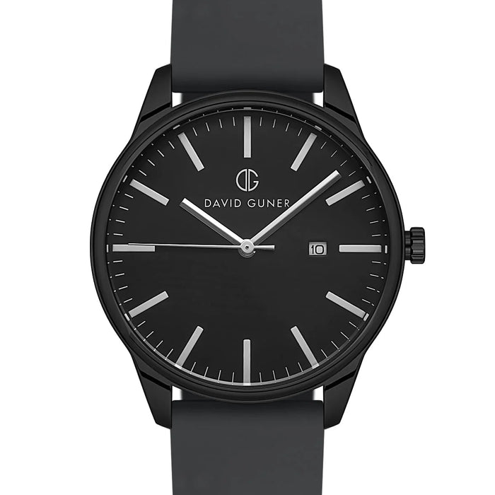 David Guner Classic Black Watch with Date Display DG-8491GD-Y2