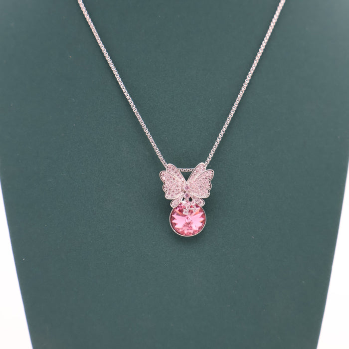 Purple Stress Crystal Necklace By Swarovski Crystal