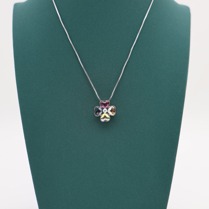Colored Crystal Necklace By Swarovski Crystal