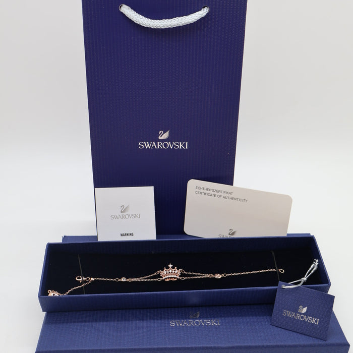 Swarovski Rose Gold Crown Bracelet - 5529713