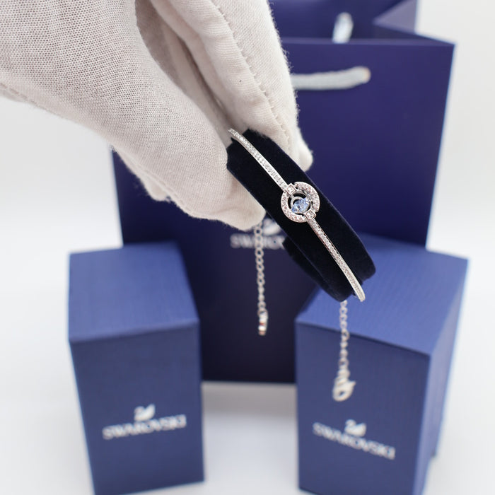 Swarovski Sparkling Dance Blue Circle Bracelet - 5497478