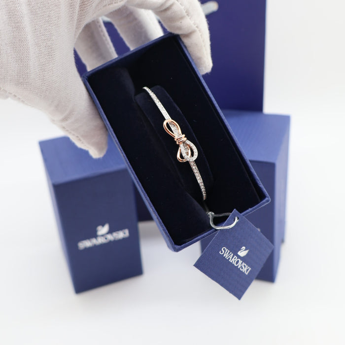Swarovski Bow Accent Crystal Bangle Bracelet - 5447079