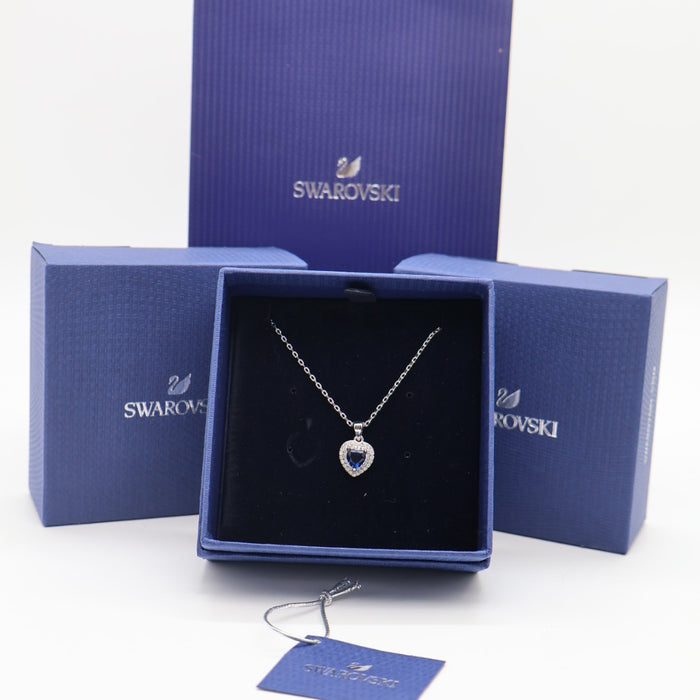 Swarovski Blue Heart Pendant Necklace - 5511541