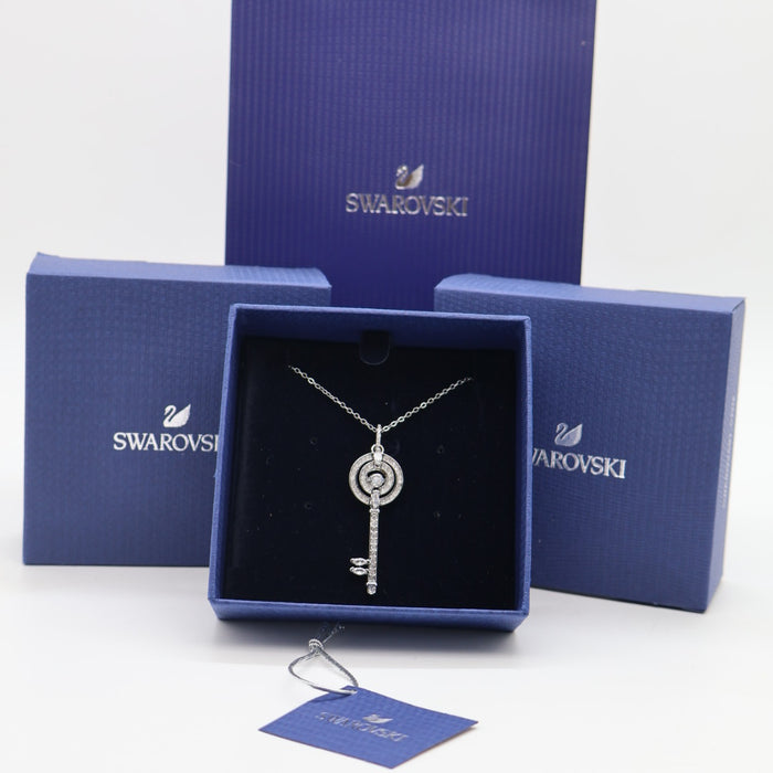 Swarovski Key Pendant Necklace – Sparkling Symbol of Elegance - 5368263