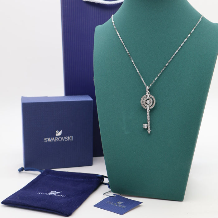 Swarovski Key Pendant Necklace – Sparkling Symbol of Elegance - 5368263