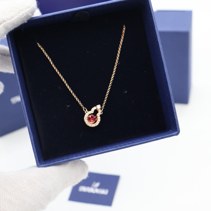 Swarovski Symbolic Red Crystal Pendant Necklace - 5539897