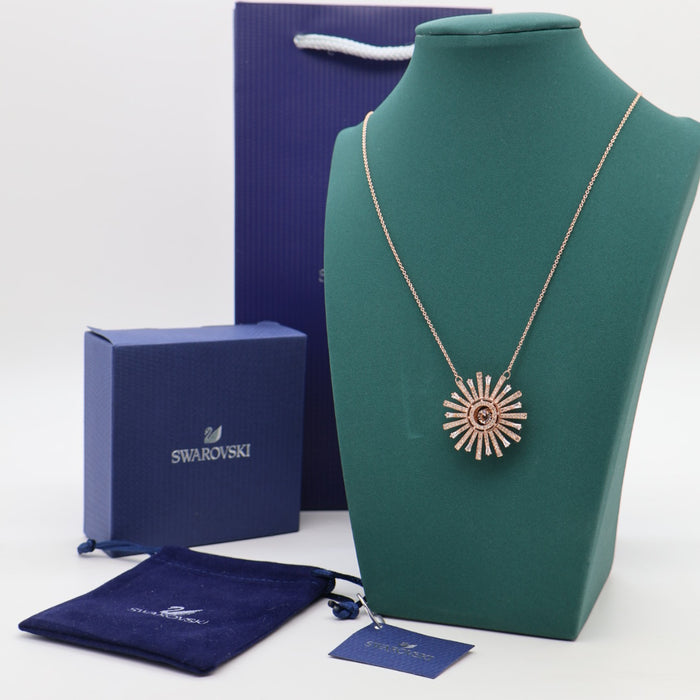 Swarovski Sunshine Pendant Necklace – Rose Gold Tone - 5459593
