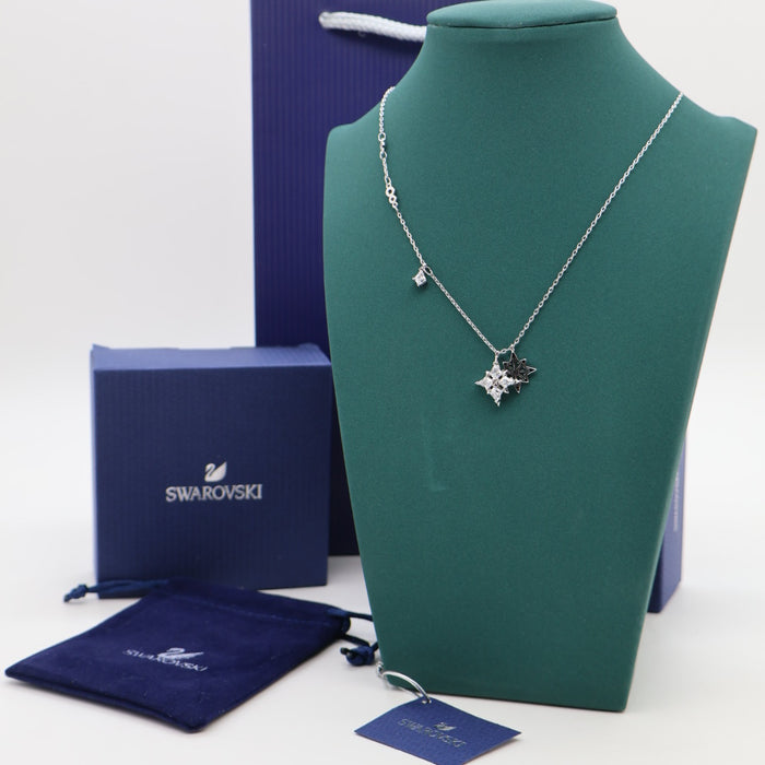 Swarovski Stars Pendant Necklace – Rhodium Plated