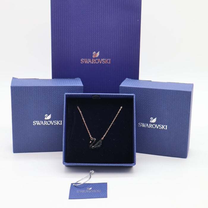 Swarovski Swan Pendant Black - 5204134