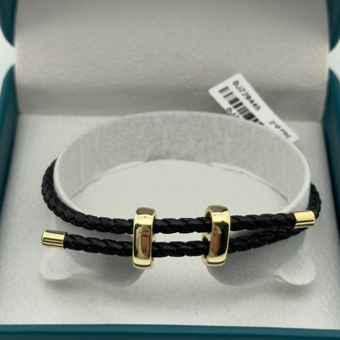 Black Leather Bracelet