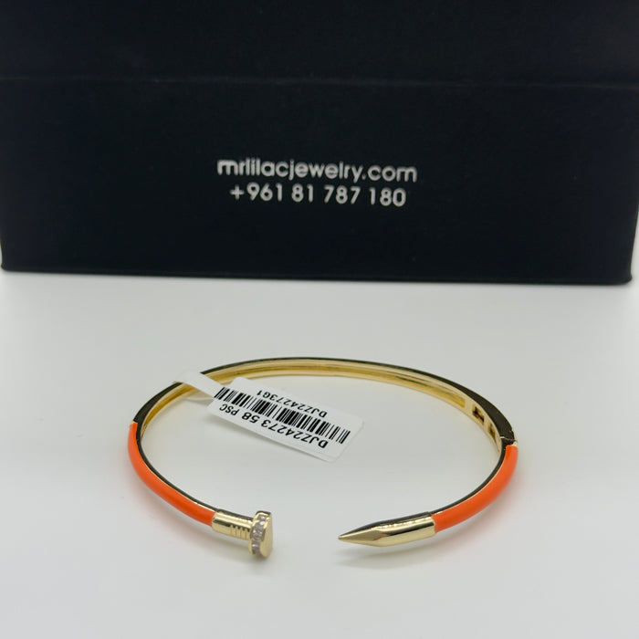 Orange Stainless Gold Nail head