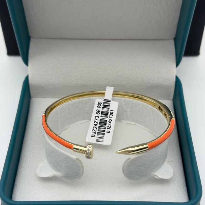 Orange Stainless Gold Nail head