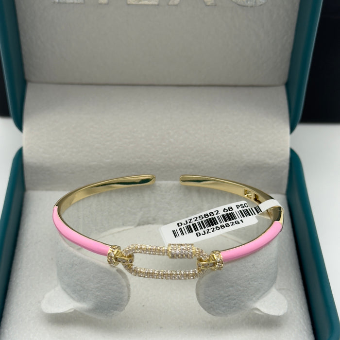 Pink&Gold Stainless Bangle