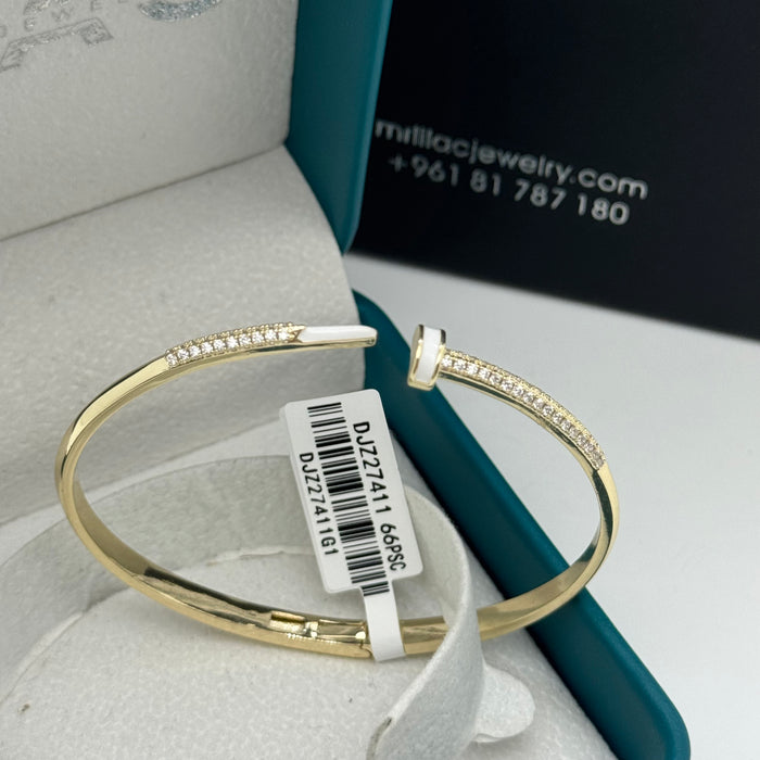 Gold Stainless - White Finish