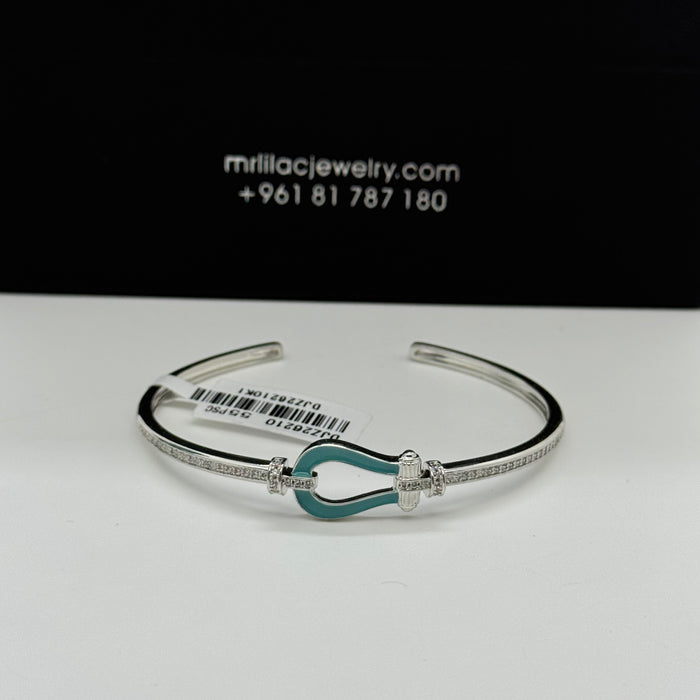 Premium Stress Blue Bangle