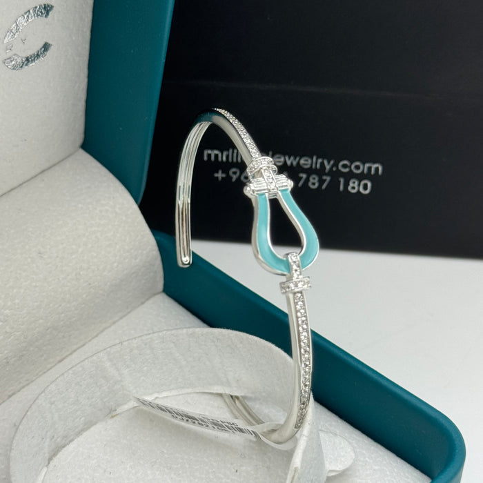 Premium Stress Blue Bangle