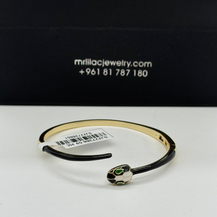 Black Serpent Snake Bangle